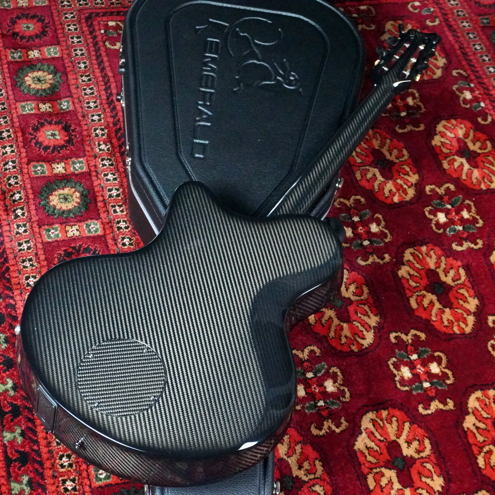 在庫情報/ Emerald Guitars Kestrel Archtop Black / Krivo HB