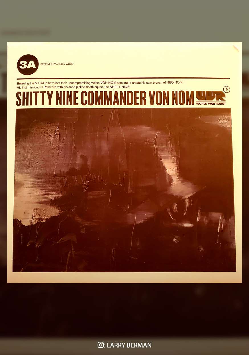 Shitty 9 Commander VON NOM by Ashley Wood (one twelve) toy release
