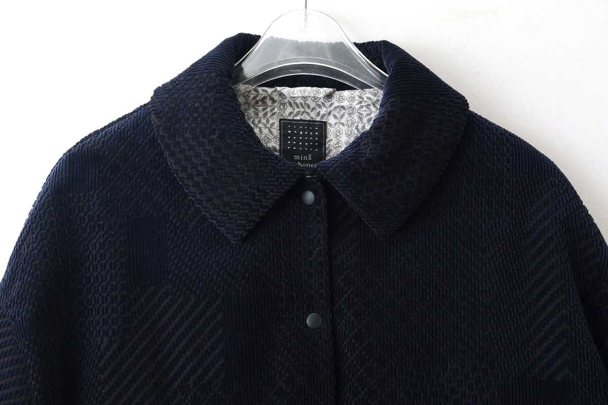 ラクユウ mina perhonen Velvet Jacket ラクユウ mina perhonen Velvet