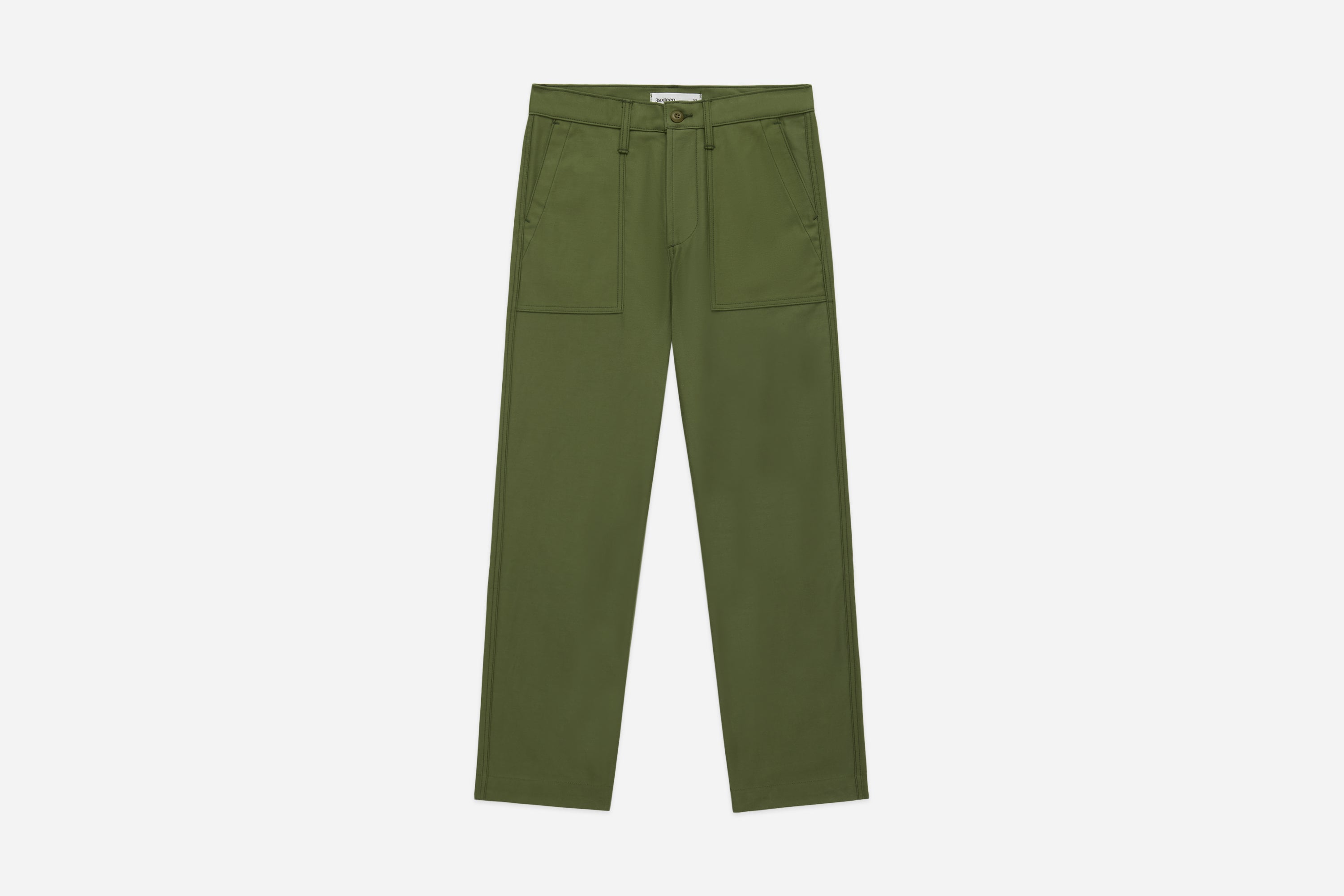 Fatigue Pants ~ Olive Back Satin – 3sixteen