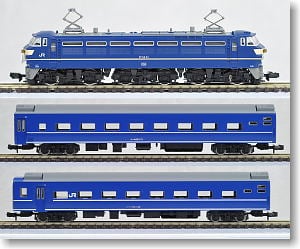 JR EF66 ブルートレインセット (基本・3両セット) (鉄道模型) - ホビー