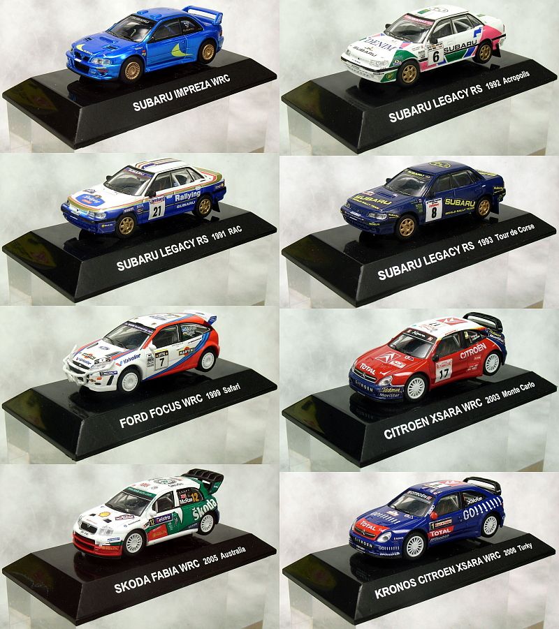 Rally Car Collection Extra Colin Mcrae Memorial 2 10 pieces
