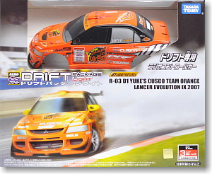 ドリフトパッケージライト R03 D1 YUKE`S CUSCO TEAM ORANGE ランサー
