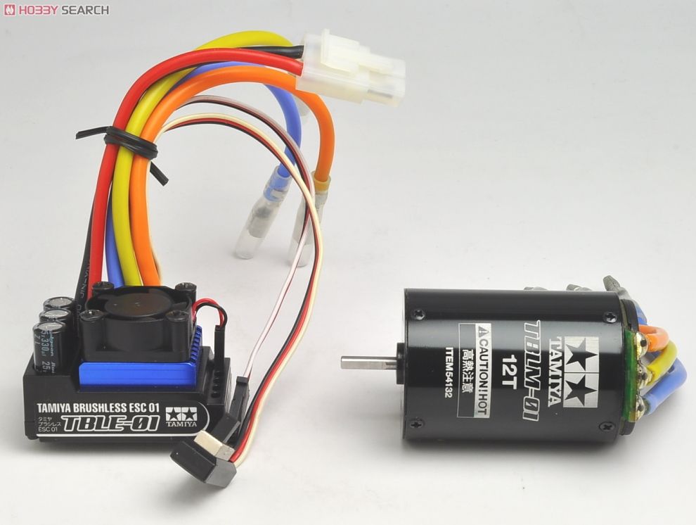 タミヤ ブラシレスモーター 01 12T・ESC 01 セット (ラジコン