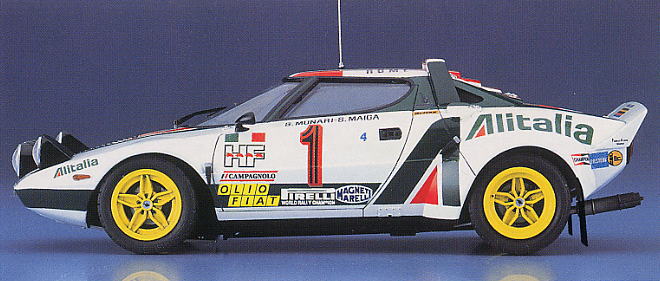 ランチアストラトスHF 1977 モンテカルロラリーウィナー (プラモデル