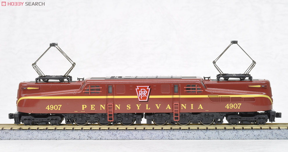 GG1 PRR Tuscan Red `Solid Stripe` (タスカンレッド/黄帯) (No.4907