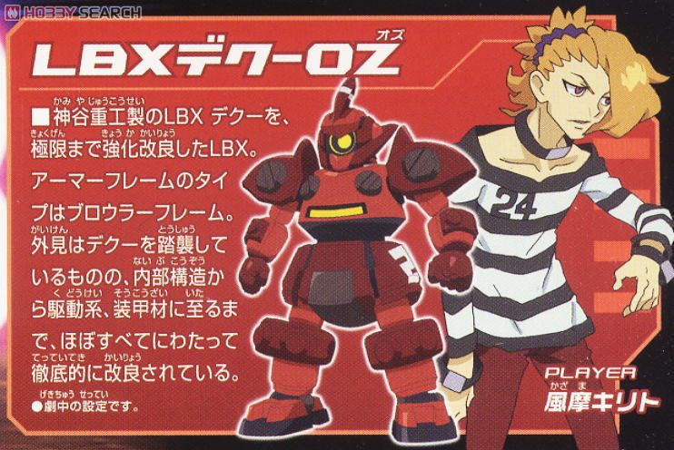 LBX デクーOZ (プラモデル) - ホビーサーチ ガンプラ他