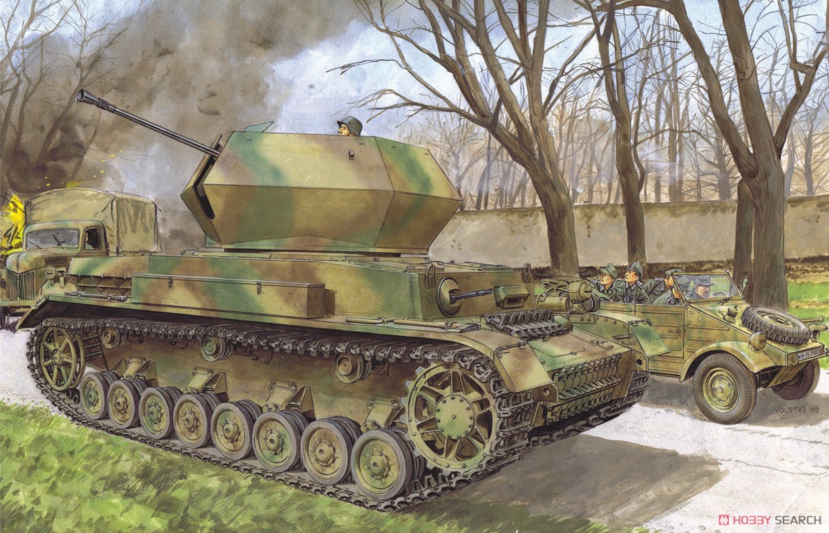 WW.II ドイツ軍 IV号 対空戦車オストヴィント (プラモデル) - ホビー