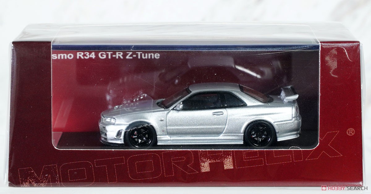 日産 スカイライン GT-R R34 Z-TUNE Zチューンシルバー (ミニカー