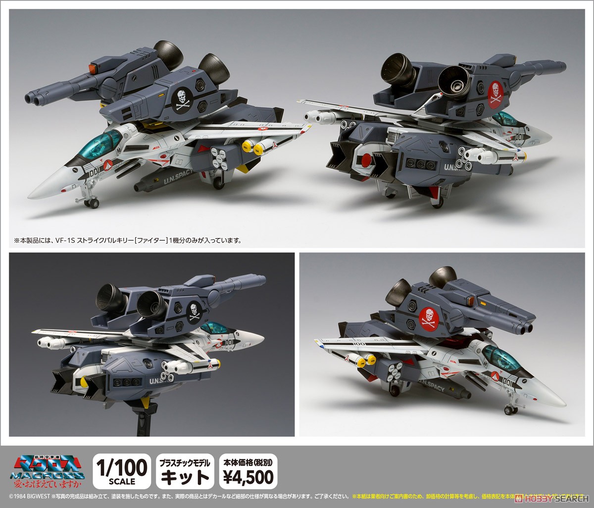 VF-1S ストライクバルキリー［ファイター］ 一条輝 機、ロイ