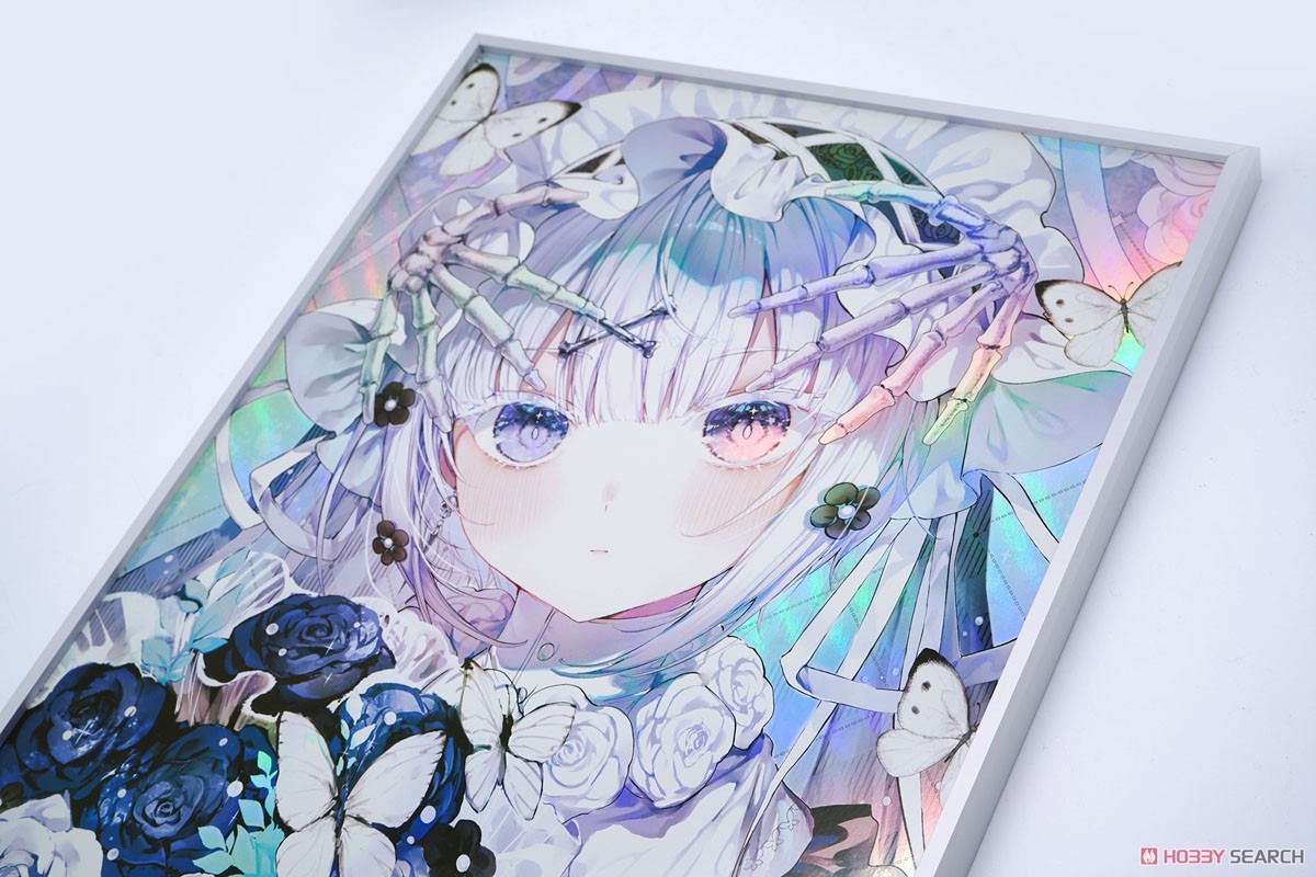 藤ちょこ 直筆サイン 複製原画 オーロラアート 奏鳴の宙 FROM JAPAN