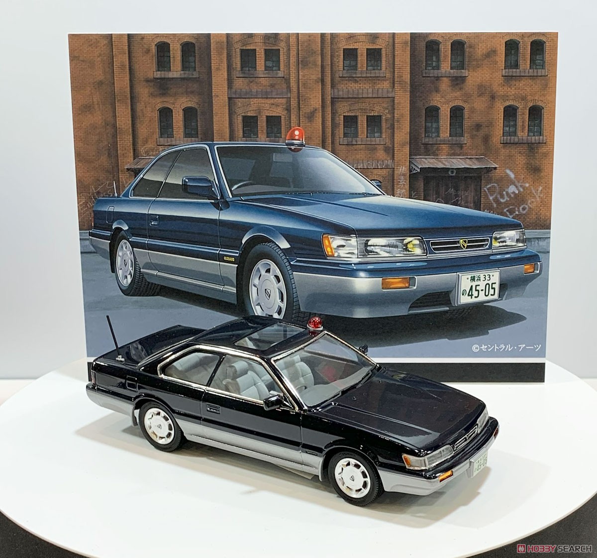 アオシマ 1/43 もっとあぶない刑事 港302 レパード ダークブルーⅡ