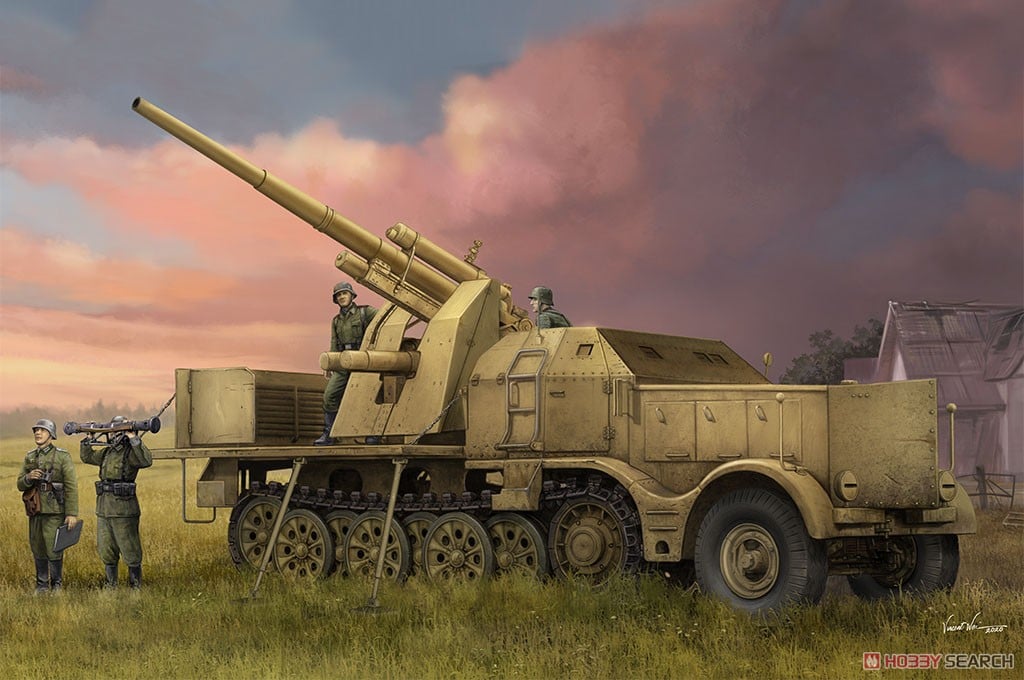 Schwerer Zugkraftwagen 18 t with 8.8cm Flak (Plastic model