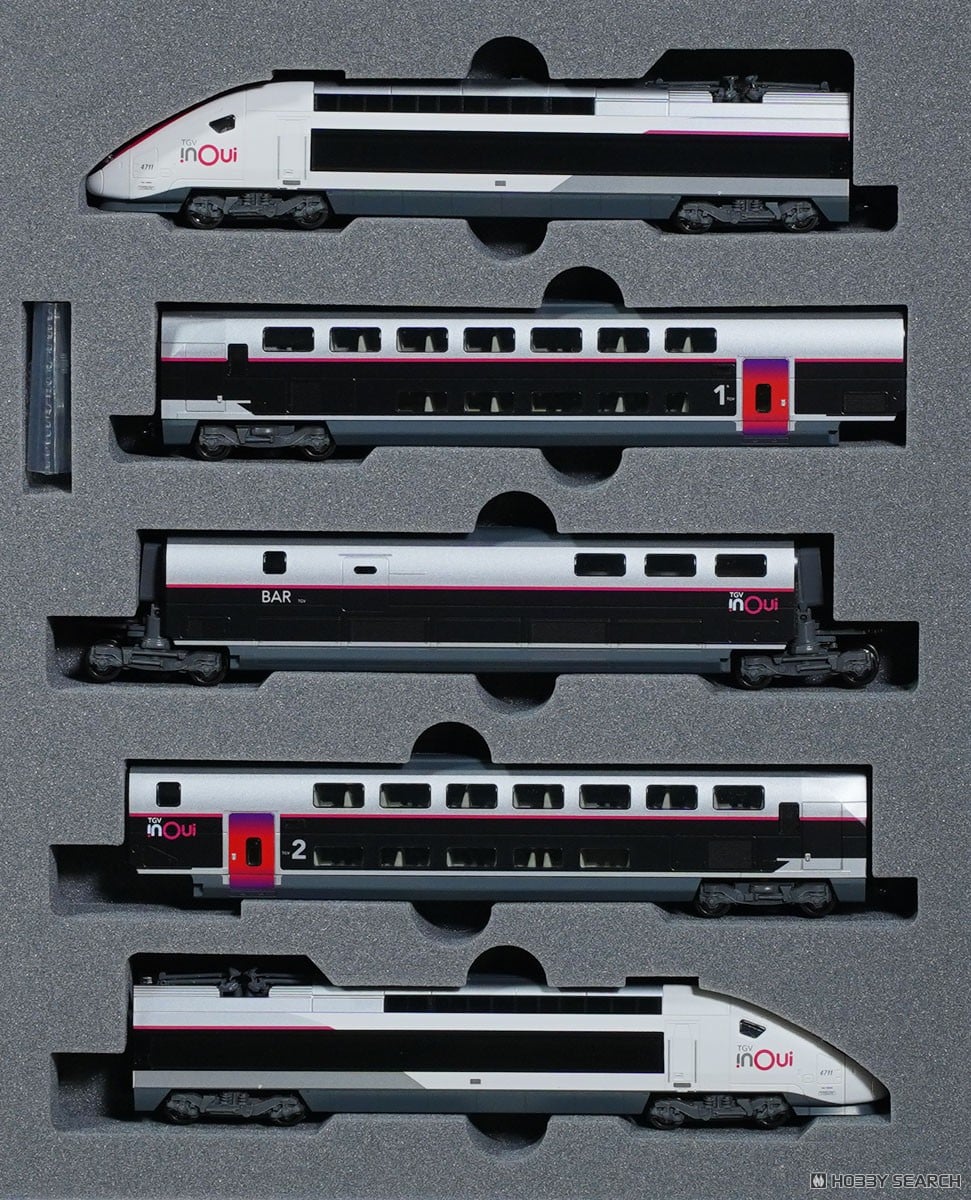 TGV Euroduplex `inOui`(ユーロデュープレックス 「イヌイ」) 5両基本