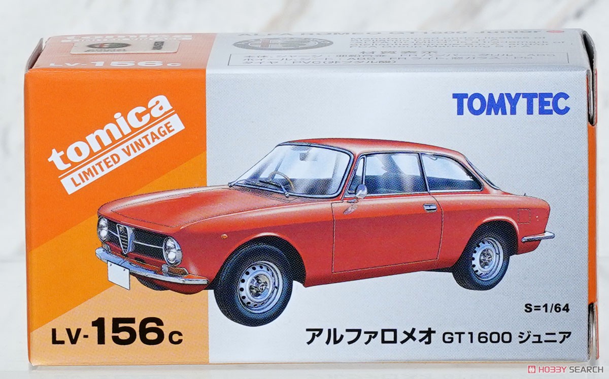 TLV-156c Alfa Romeo GT1600 Junior (Red) (Diecast Car