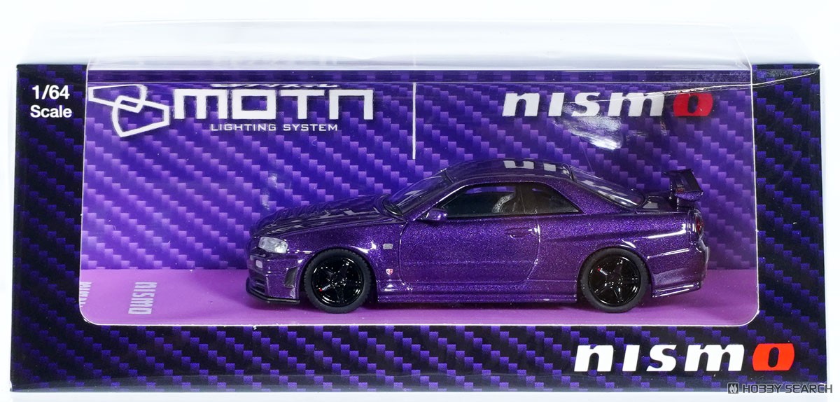 MOTN] ニスモ R34 GT-R Z-tune LED搭載 (パープル) (ミニカー
