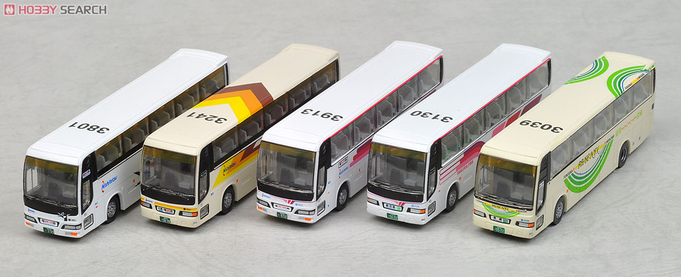 ザ・バスコレクション 西日本鉄道高速バス (5台セット) (鉄道模型