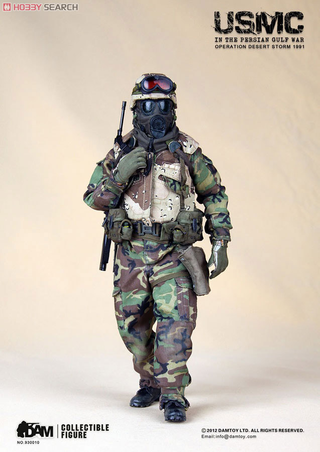 DAMTOY 1/6 アメリカ海軍 湾岸戦争（砂漠の嵐作戦 1991年) (ドール
