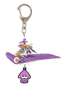 スプラトゥーン イカす ラバーつき アクリルキーホルダー ボーイ