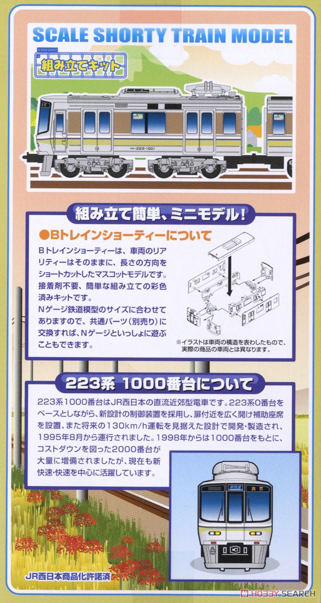 Bトレインショーティー 223系 1000番台 (2両セット) (鉄道模型