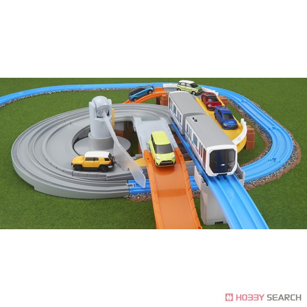 トミカとならんで走ろう! ダブルループ橋レールセット (プラレール