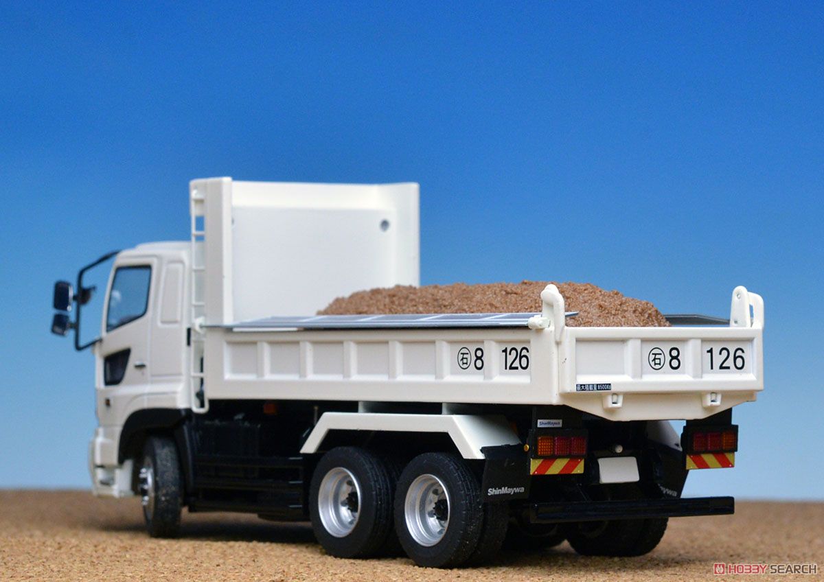 日野プロフィアFS 6×4 ダンプトラック白 フルキャブ 標準ルーフ (黒