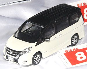 日産 セレナ 2016 (ブリリアントホワイトパール) (ミニカー) - ホビー