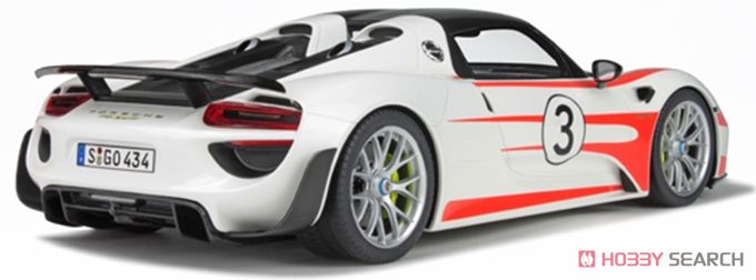 超希少 世界限定199台 BCP×DMH 1/64 ポルシェ 918 ホワイト 超希少