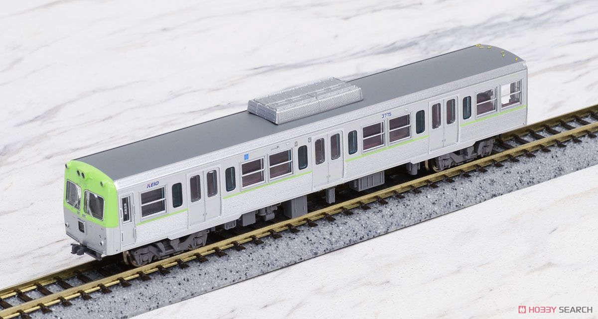 京王 3000系・帯入り・ライトグリーン (5両セット) (鉄道模型