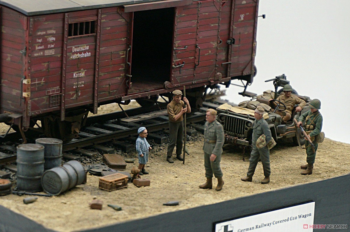 1/35スケール サンダーモデル ドイツ貨車 G10 & Gr 15t セット 1/35