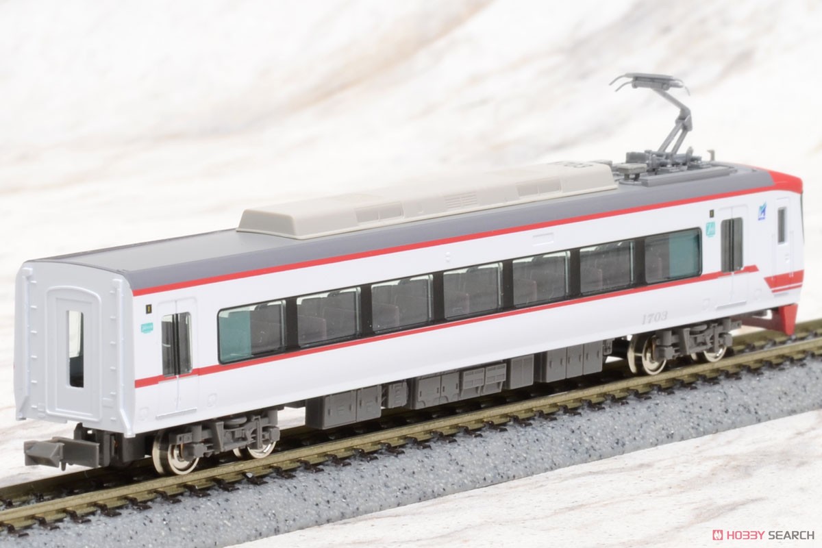 名鉄 1700系 (新塗装・1703編成・床下ダークグレー) 6両編成セット