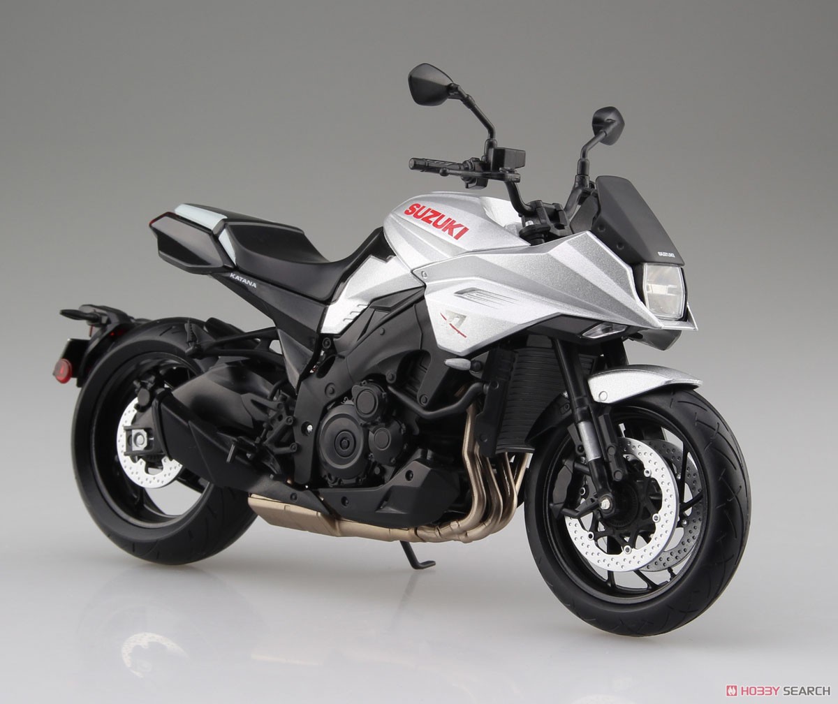 Suzuki GSX-S1000S Katana Metallic Mystic Silver (Diecast Car