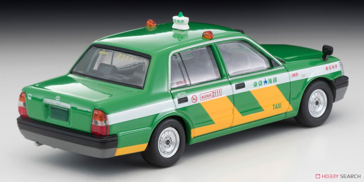 TLV-N218a Toyota Crown Comfort Tokyo Musen Taxi (Green) (Diecast