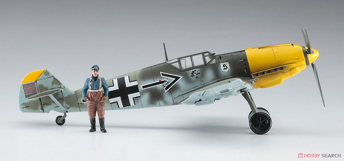 メッサーシュミット Bf109E-4/N `ガーランド` w/フィギュア