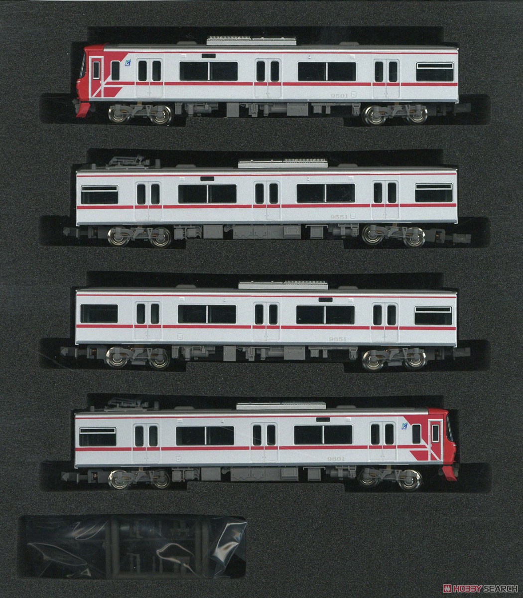名鉄 9500系 基本4両編成セット (動力付き) (基本・4両セット) (塗装