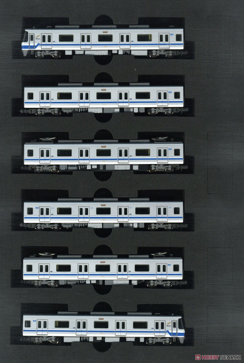 福岡市交通局 2000系 2段帯仕様 6両セット (6両セット) (鉄道模型