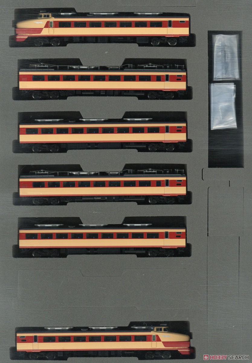 国鉄 485系 特急電車 (ひたち) 基本セット (基本・6両セット) (鉄道