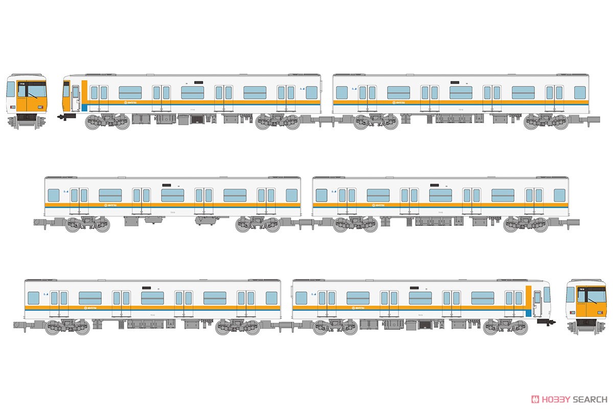 ☆特価品 鉄道コレクション 近畿日本鉄道 7000系更新車6両セット (6両