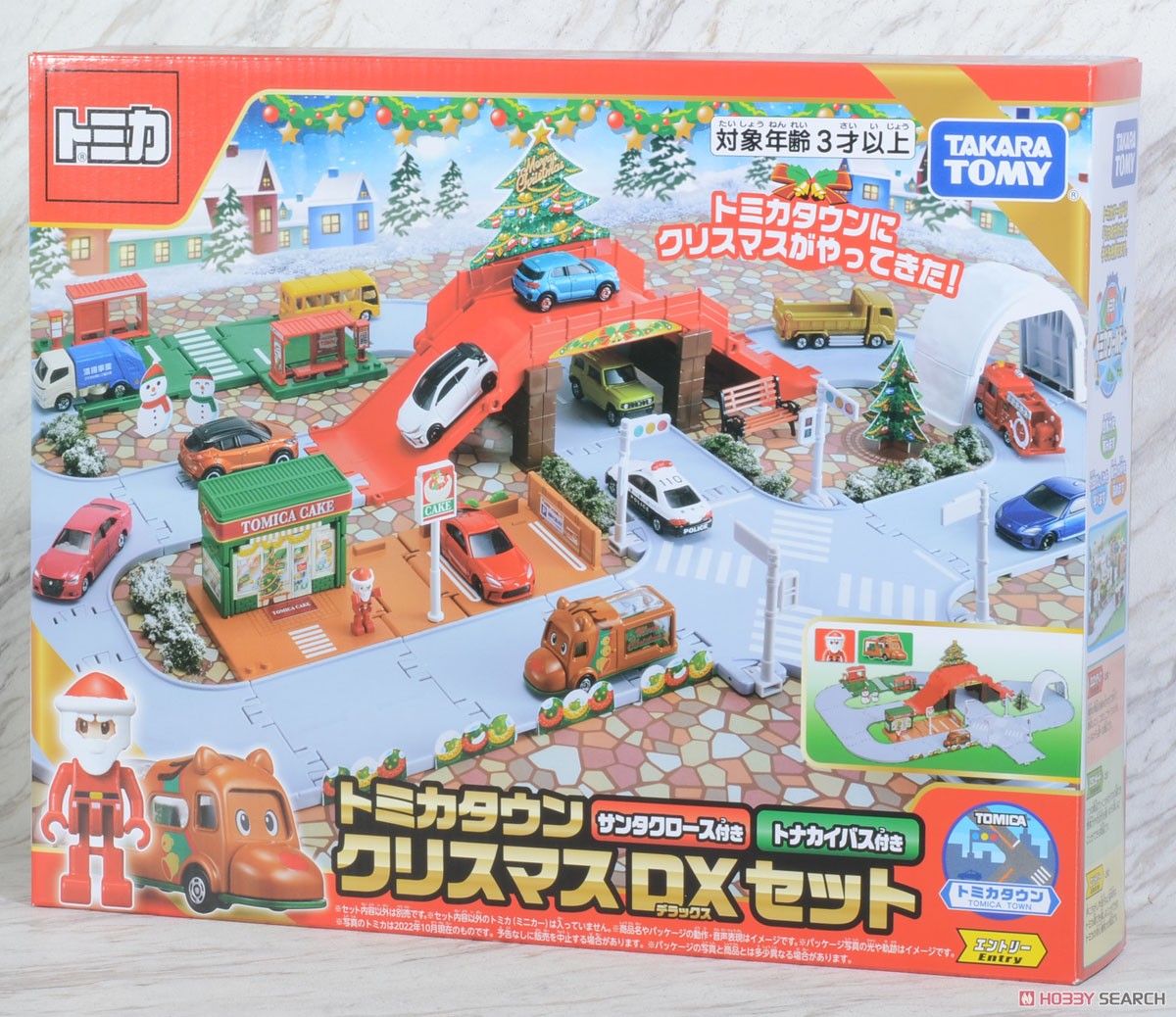 トミカタウン クリスマスDXセット (サンタクロース、トナカイバス付き