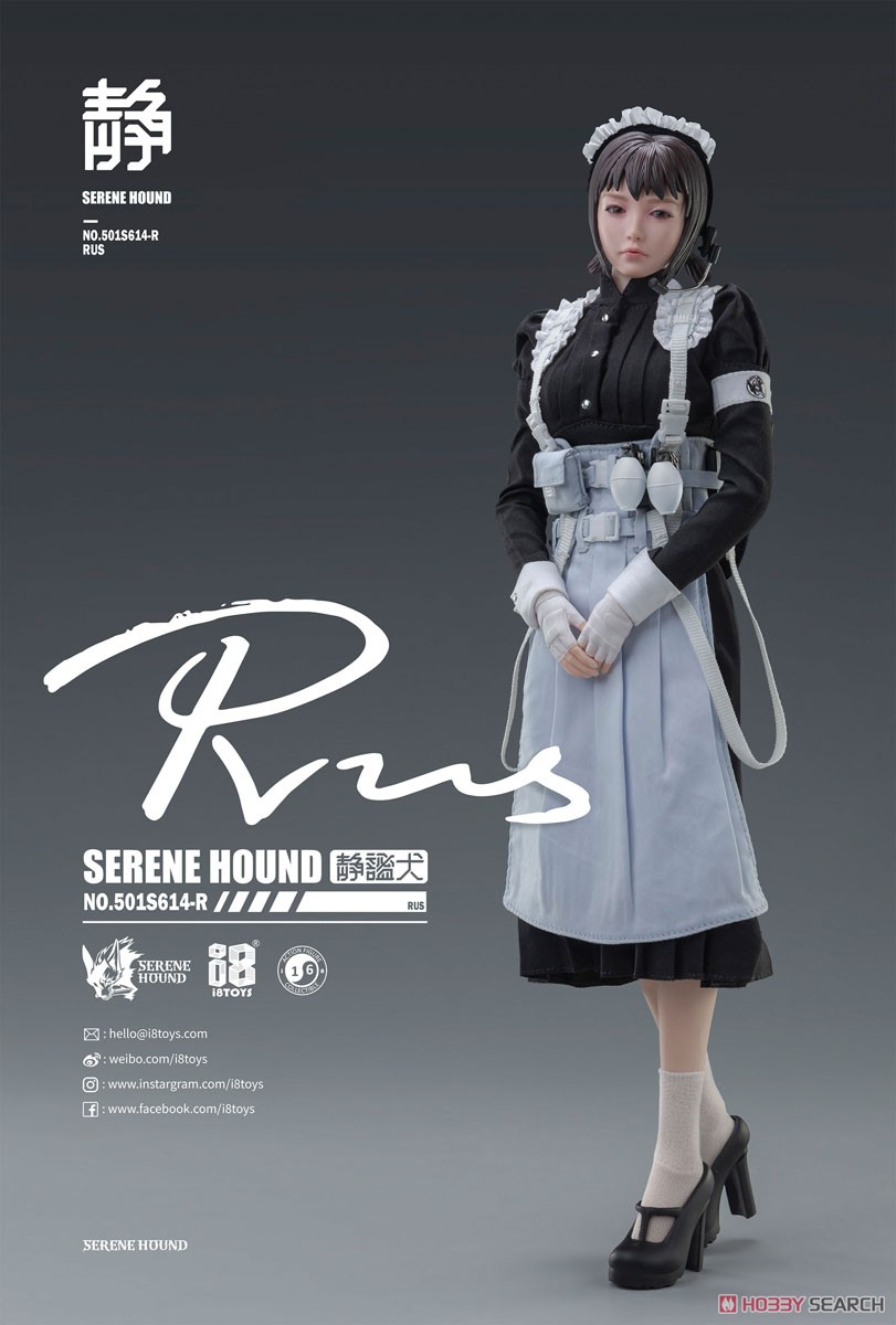 新品 1/6 女性アクションフィギュア Rus メイド i8Toys 眼球可動 新品