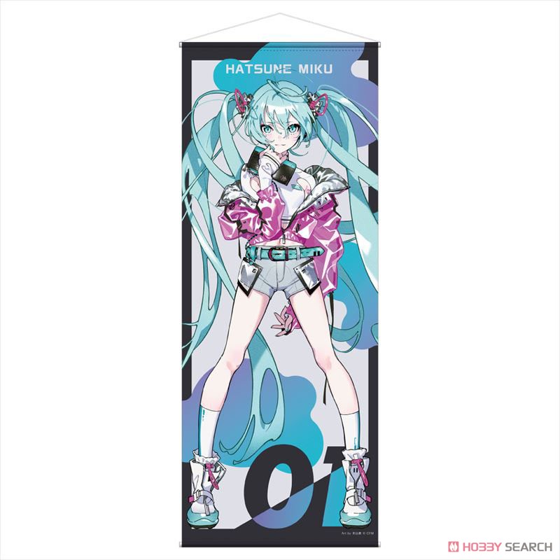 初音ミク 複製原画 米山舞 初音ミク A3キャラファイングラフ Art by