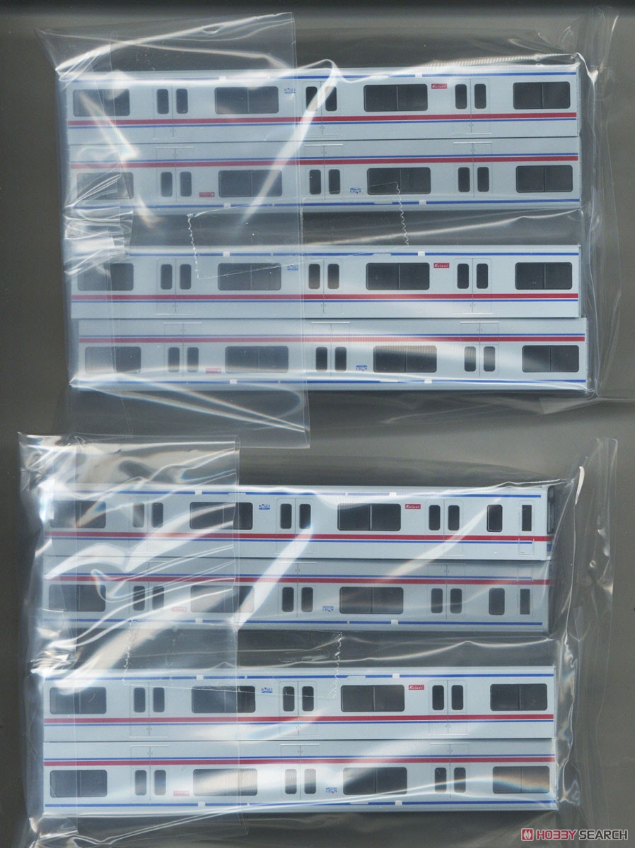 京成 3400形 (シングルアームパンタグラフ車) 8両編成動力付きトータル