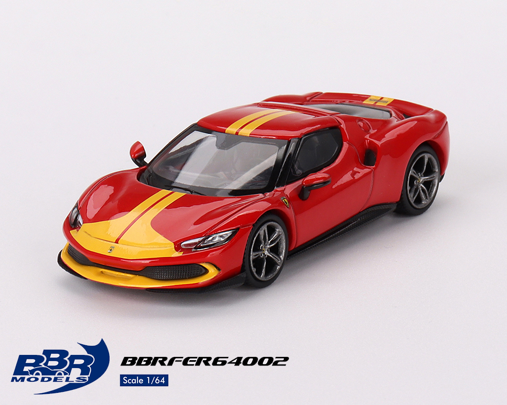 BBR 1/64 FERRARI 296 GTB ASSETTO FIORANO ROSSO CORSA / *FREE USA