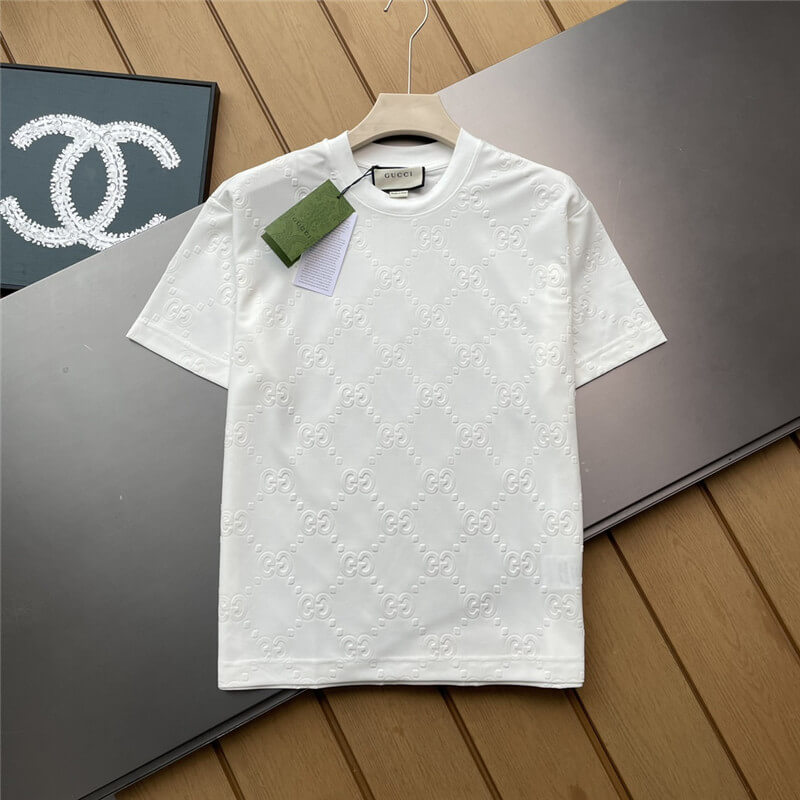 gucci t シャツ クルーネック 半袖 シャツ シンプル グッチ ティー