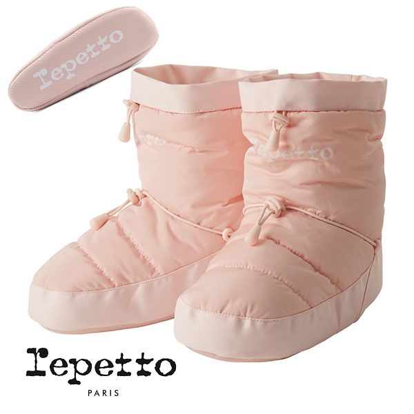 Repetto/レペット】ウォームアップブーツ ピンク バレエ楽屋用 ブーツ