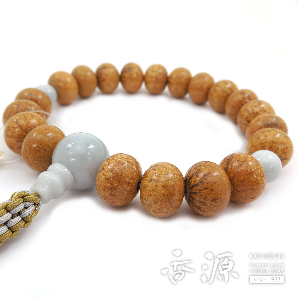 天竺菩提樹 20玉 ビルマ翡翠 仕立て 限定品の通販 - お香専門店香源