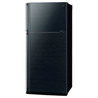 シャープ SHARP 冷蔵庫 2ドア 右開き 545L SJ-55W-B ブラック の通販