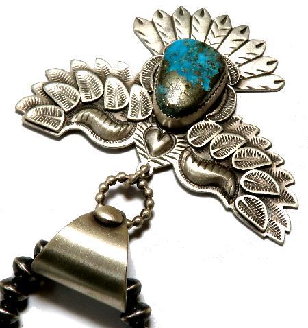 Derrick Cadman (Navajo)（ナバホ族）作のイーグル・ペンダント