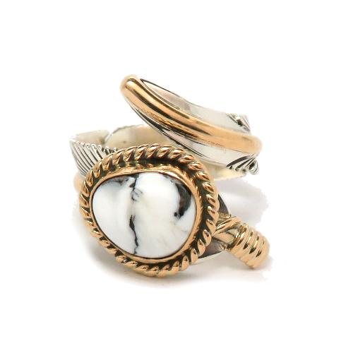 Harvey Mace（ハービー・メイス）作の フェザー型のリング