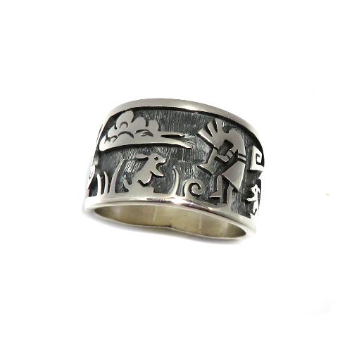 超美品】SAAD ココペリ シルバー925 シルバーバングル SAAD サード